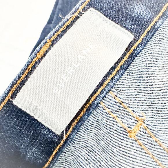 Everlane Slim Dark Wash Denim Jeans Zip FluySize 31 x 32 - Picture 6 of 7